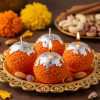 Kartshri Laddu Candle – Festive Delight (Set of 4)
