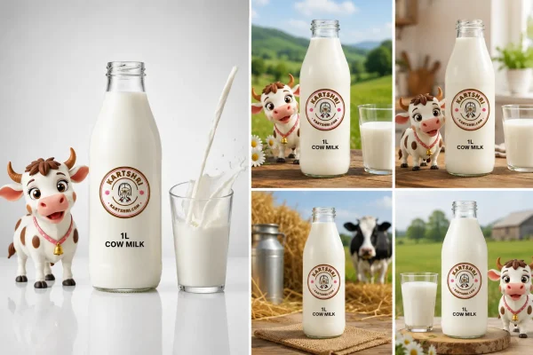KartShri Cow Milk image 1l KartShri Cow Milk